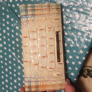 Brahmin Multi Colored Embossed Wallet (New Without Tags!)